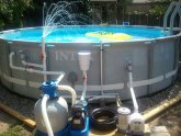 How to vacuum pool with sand filter?