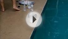 Dry Ice Bomb in swimming pool carbon dioxide