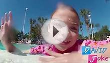 Kids Swimming in The Pool - Funny Prank - Girls Gymnastics