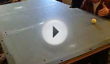 Pool Table Install video 1-levelling table