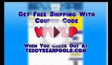 web ad for teddy bear pools & spas